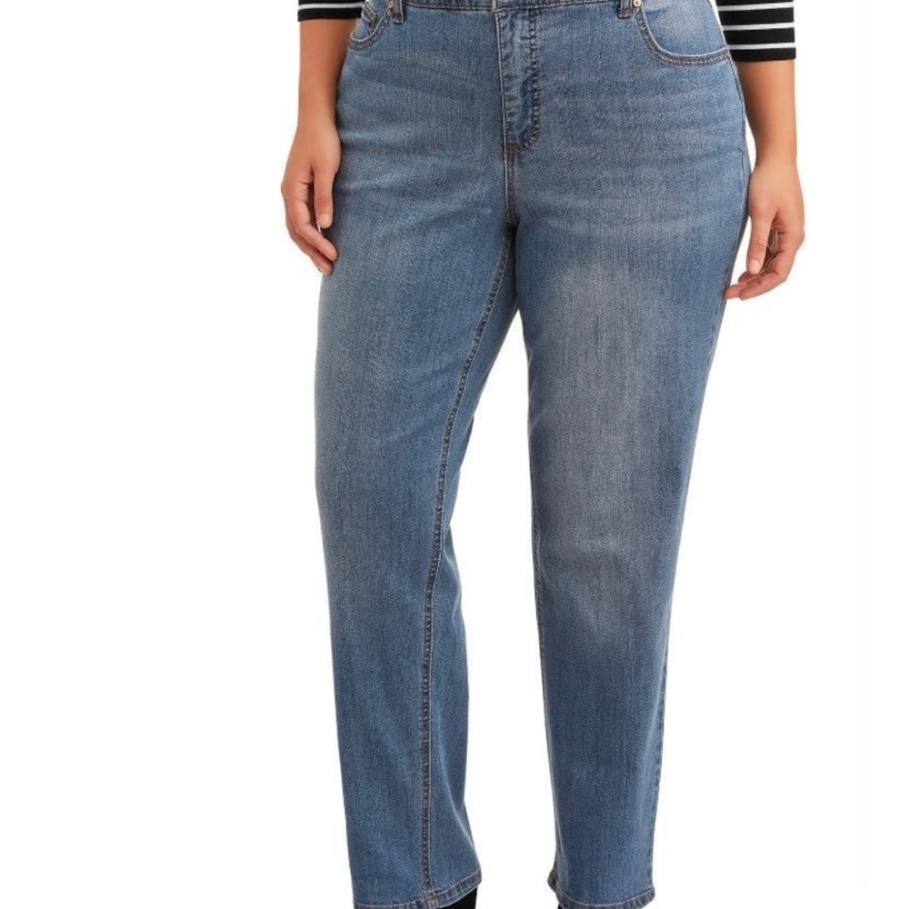 TERRA & SKY  Sz 24W Classic Blue Denim Jeans